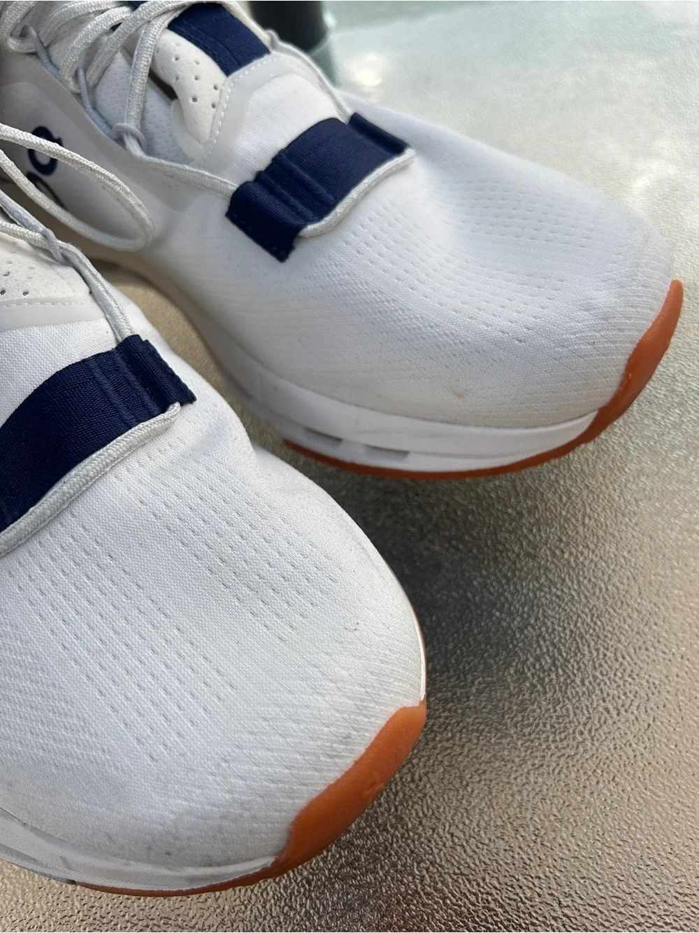 On Cloudnova 2 White Zodiac Navy Good Used Condition Athleisure Athletic